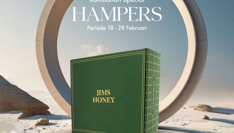 Tebar Hadiah Ramadan, Special Bundling Hampers with Box Jims Honey di Bawah 300k Aja!
