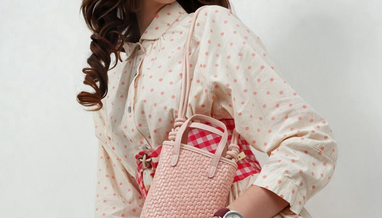 Gaby Mini Bag Jims Honey, Tas Woven Mini yang Cute